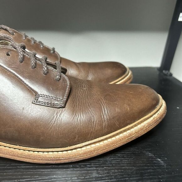 Frye Mens Size 11.5 D Brown Leather Oxford Dress Shoes - Picture 3 of 13